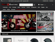 Tablet Screenshot of moto-customs.com